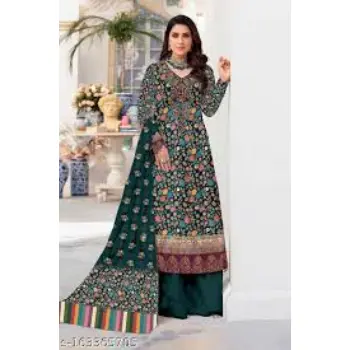 Woolen Salwar Suit for Women with Shawl Stole Suits 